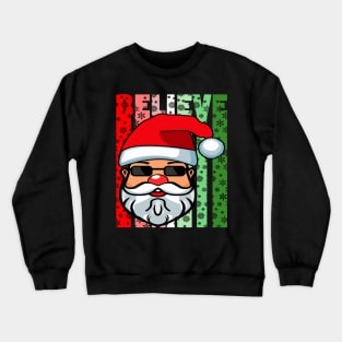 Xmas Santa Claus Cartoon Family Christmas Crewneck Sweatshirt